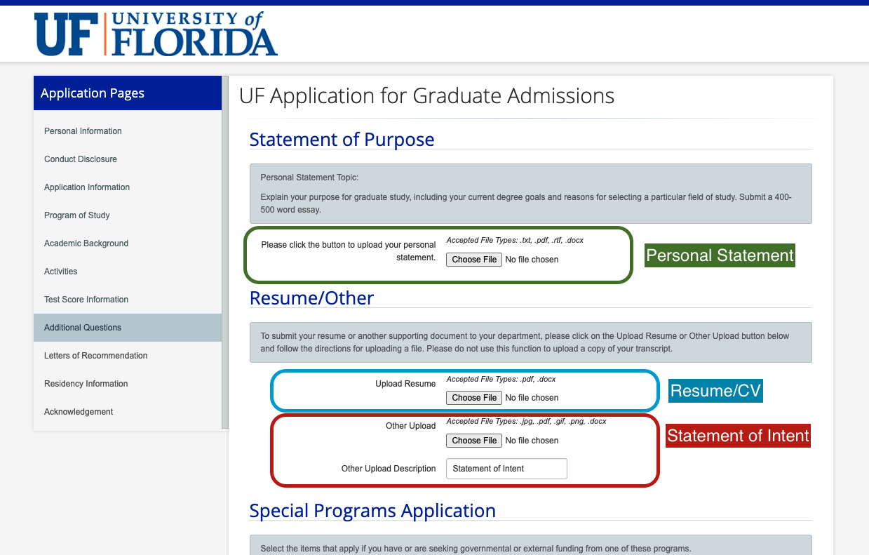 Application Procedures Department Of Urban And Regional Planning