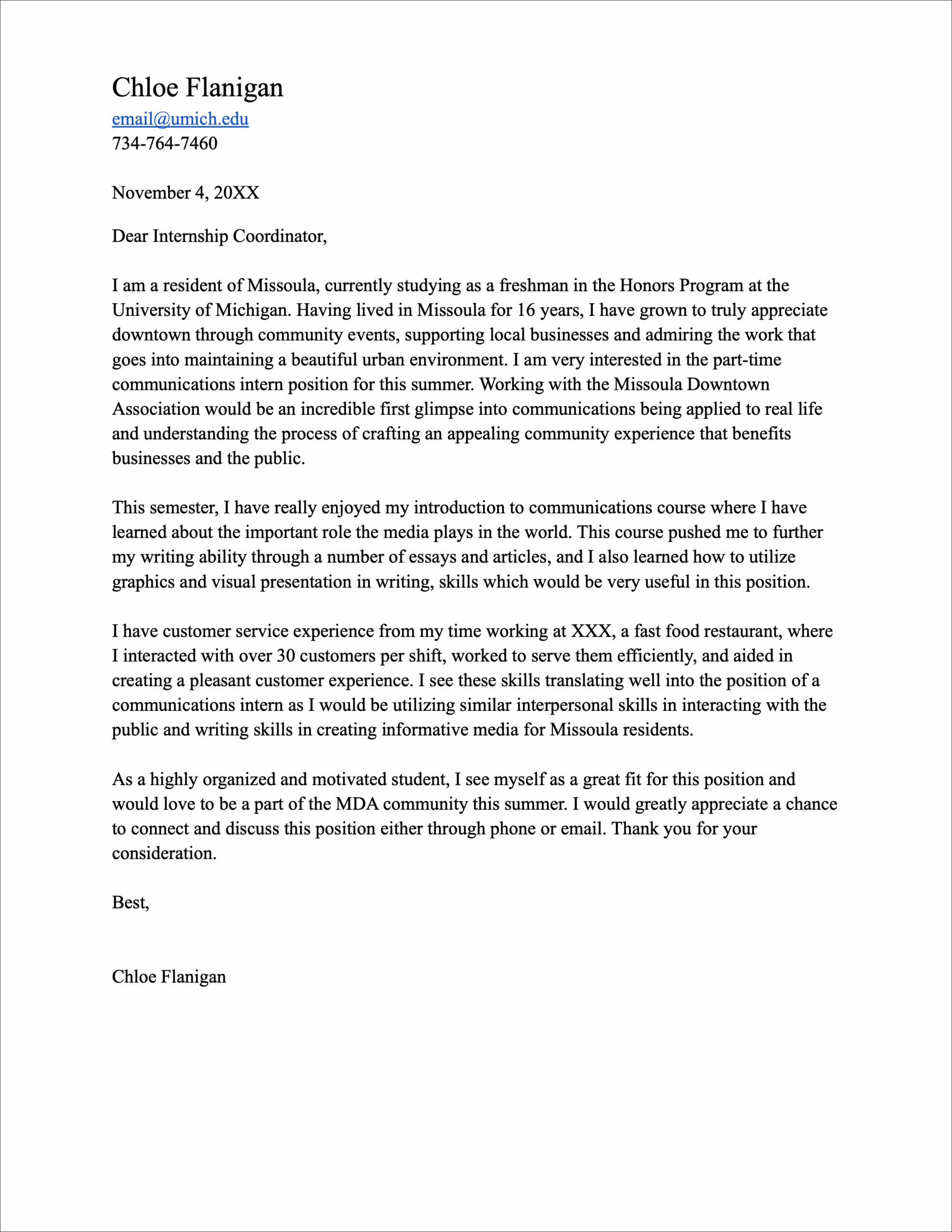Ross University Application Letter Of Recommendation