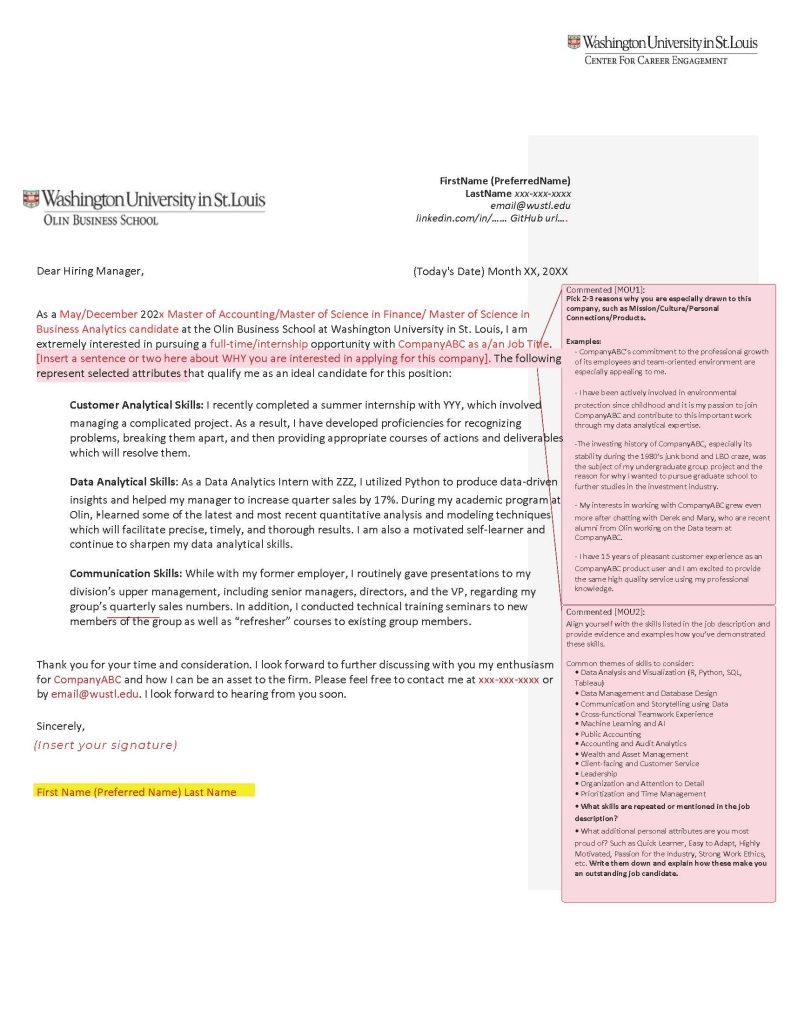 Mba Application Cover Letter Queens University
