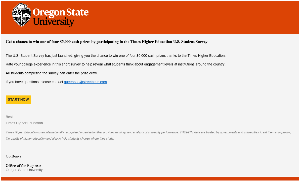 Oregon State University Letter Of Recommendation First Year Applicant