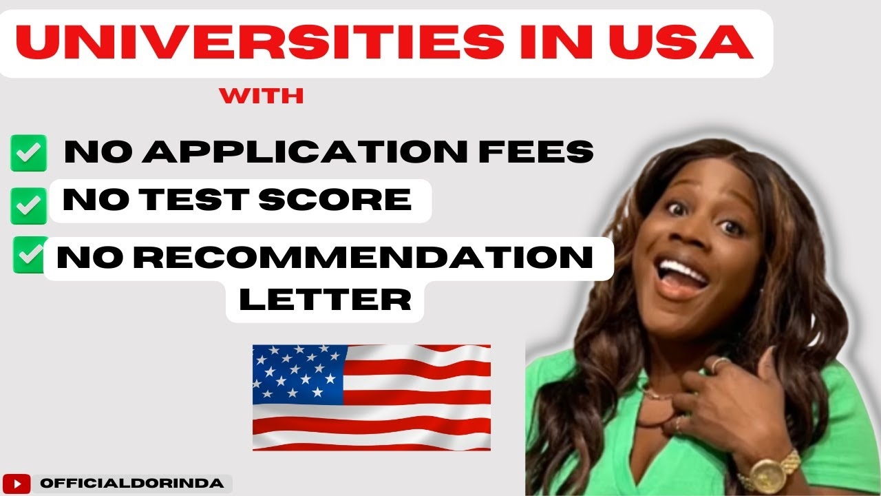 Universities With No Application Fee Or Letter Of Recommendation