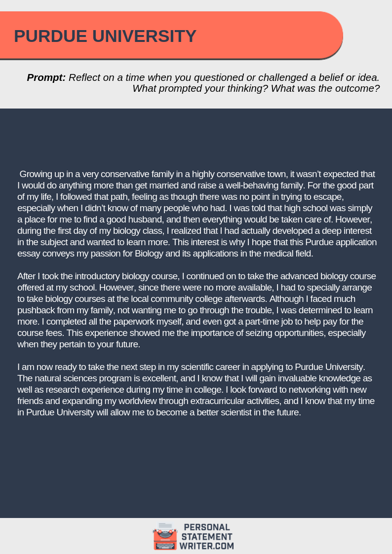 Writing A Successful Purdue Application Essay Tips Help